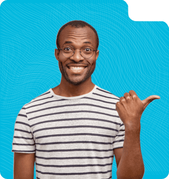 smiling man